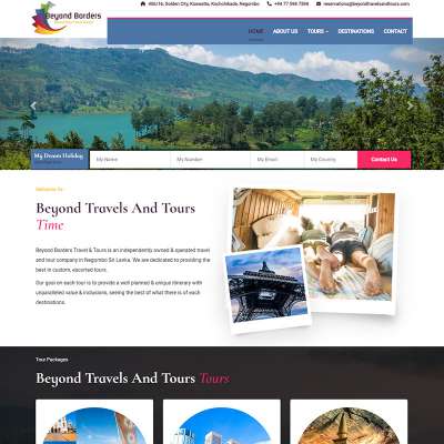 PHP Designers | Dashboard | Beyond  Travel and Tours 